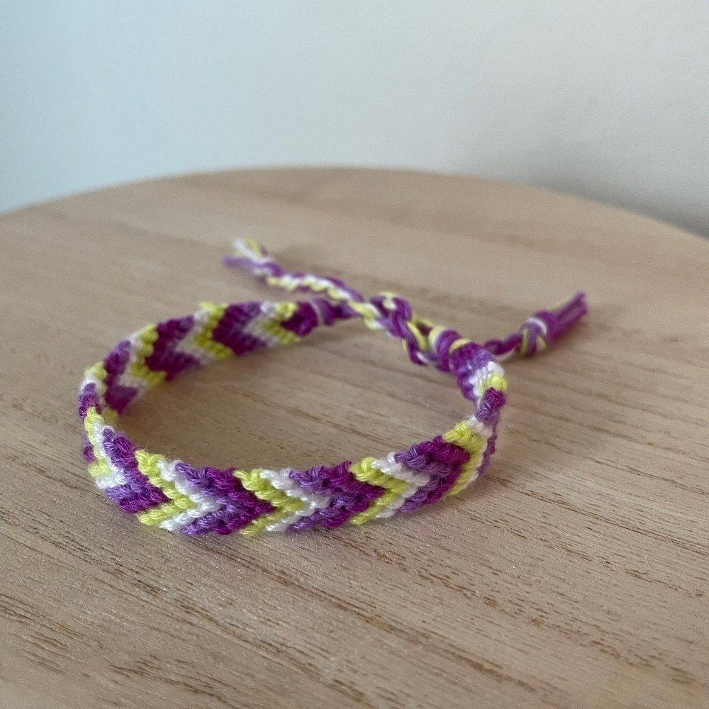 Beautiful Neon Woven Bracelet